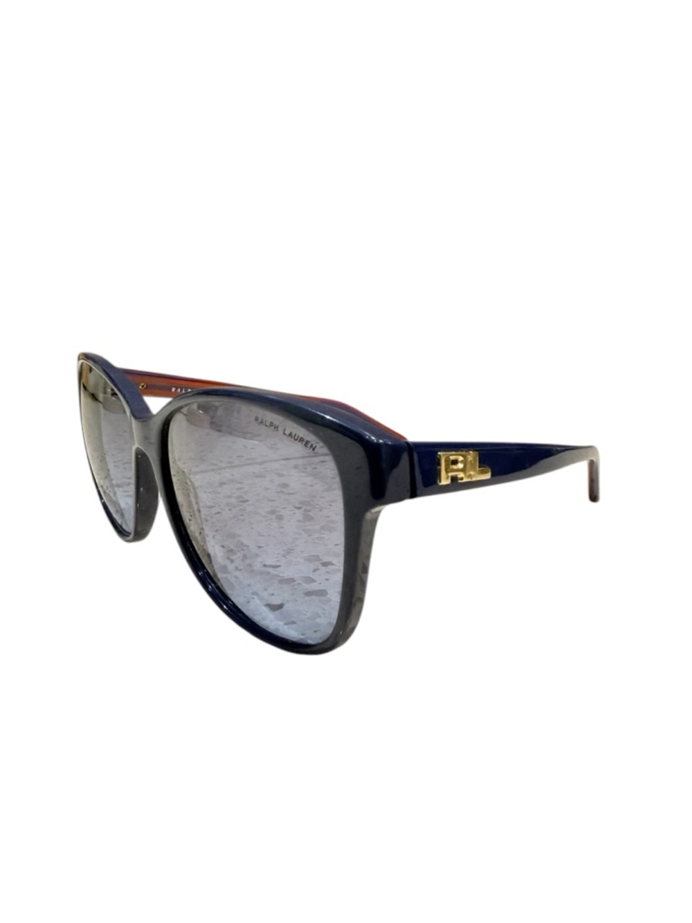 Ralph Lauren Navy Dark Blue and Burgundy Women's Cat-Eye Sunglasses Model 8123